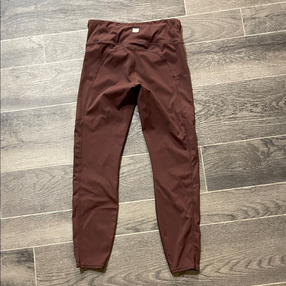 Vuori High-Waist Leggings - Mauve Brown